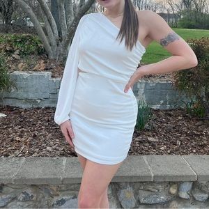 White formal dress